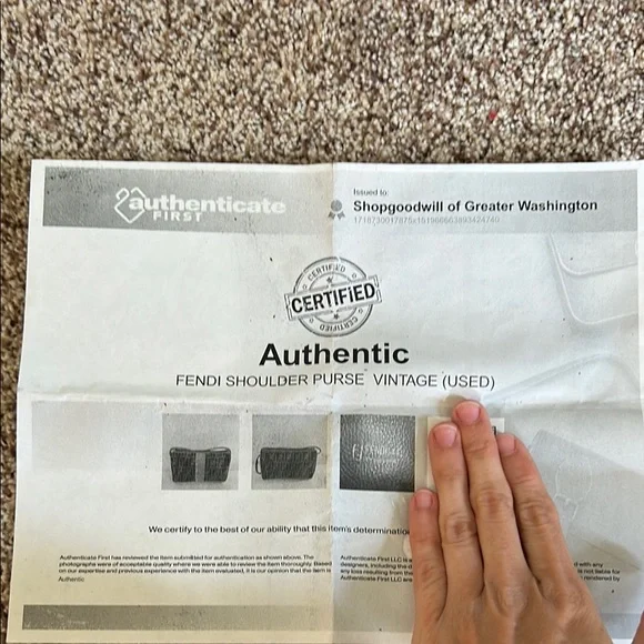 Fendi Crossbody Bag with COA - Picture 16 of 16